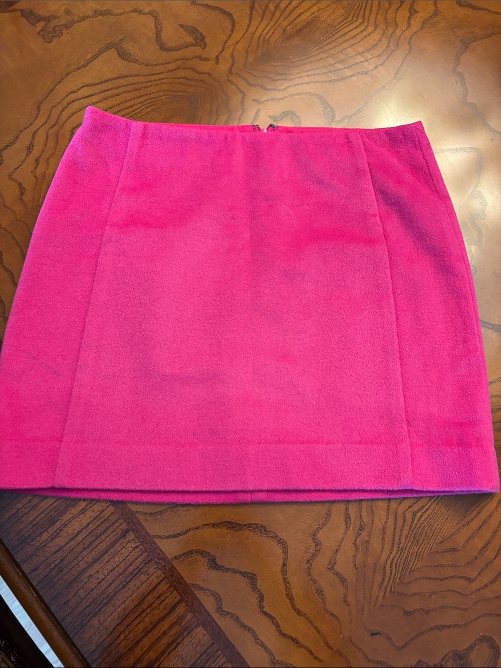 The Limited Bright Fuchsia Wool Mini Skirt Size 6